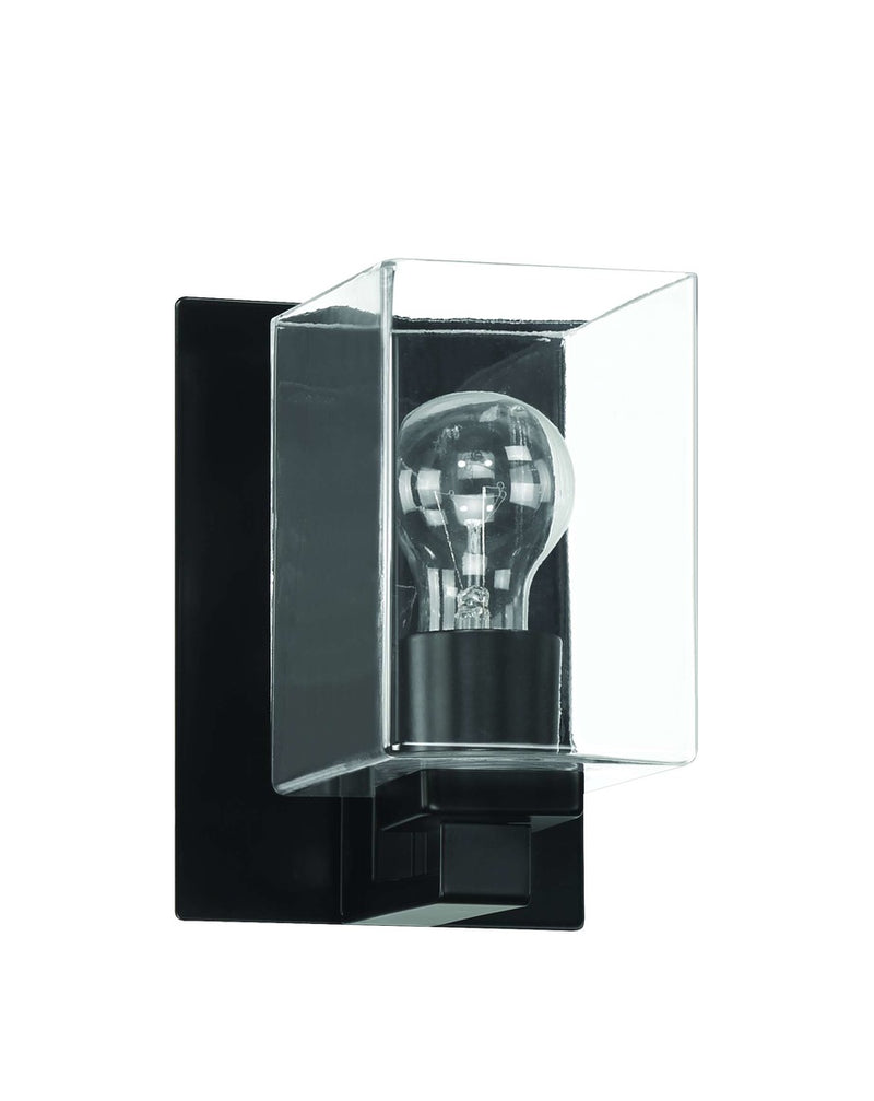 Craftmade 18506FB1 McClane 1 Light Wall Light Sconce -Flat Black