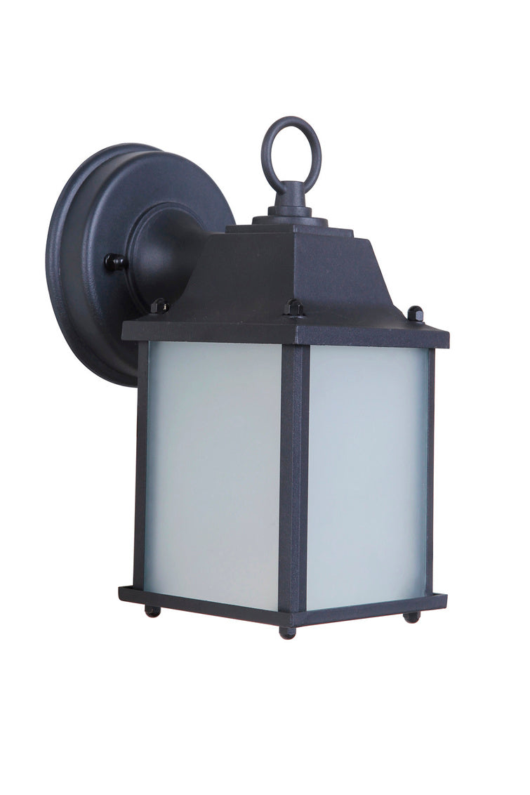 Craftmade Z192-TB-LED Coach Lights Cast 1 Light Small LED Outdoor Wall Lantern -Textured Black