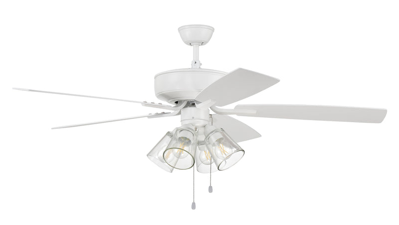 Craftmade P104W5-52WWOK Pro Plus 104 LED Ceiling Fan -White