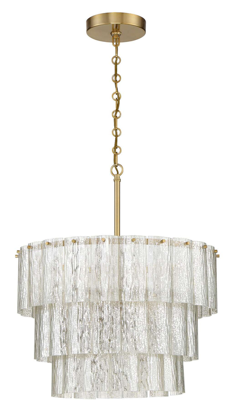 Craftmade 48690-SB Museo 12 Light Pendant -Satin Brass
