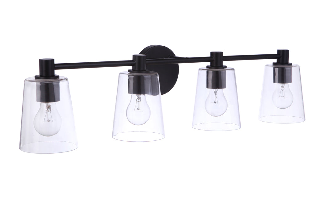 Craftmade 12633FB4 Emilio 4 Light Vanity -Flat Black