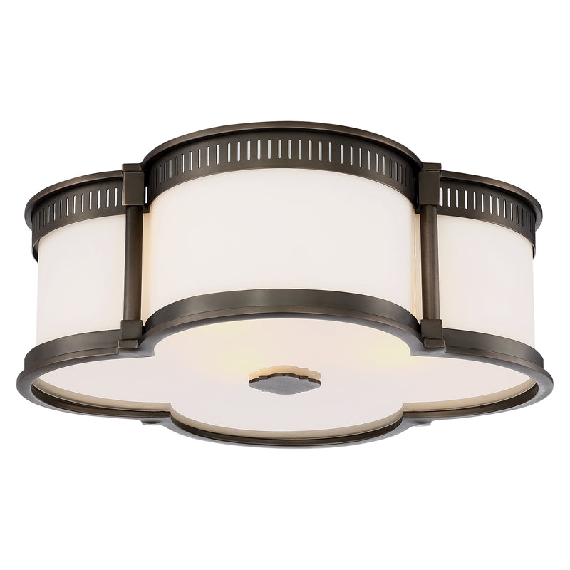 Minka Lavery 16.25" LED Flush Mount-Harvard Court Bronze