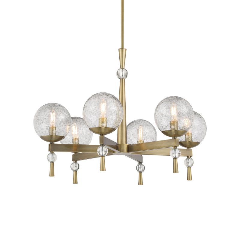 Minka Lavery Populuxe 6 Light Chandelier-Oxidized Aged Brass