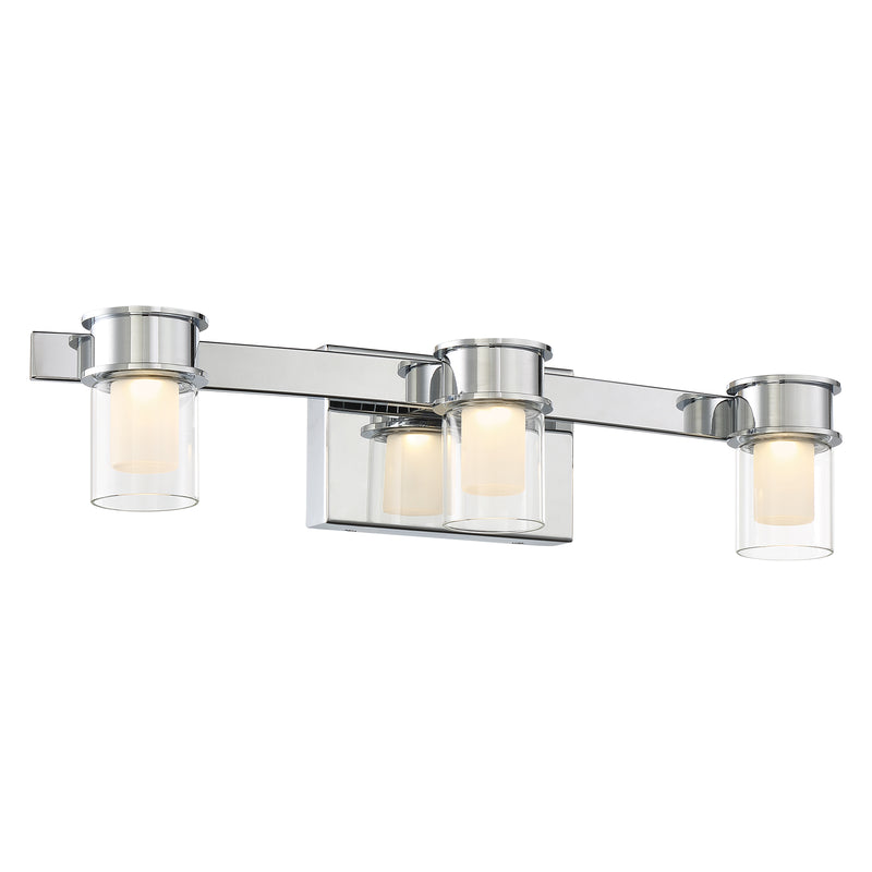 George Kovacs P5413-077-L Herald Square 3 Light LED Bath Light Chrome -Chrome