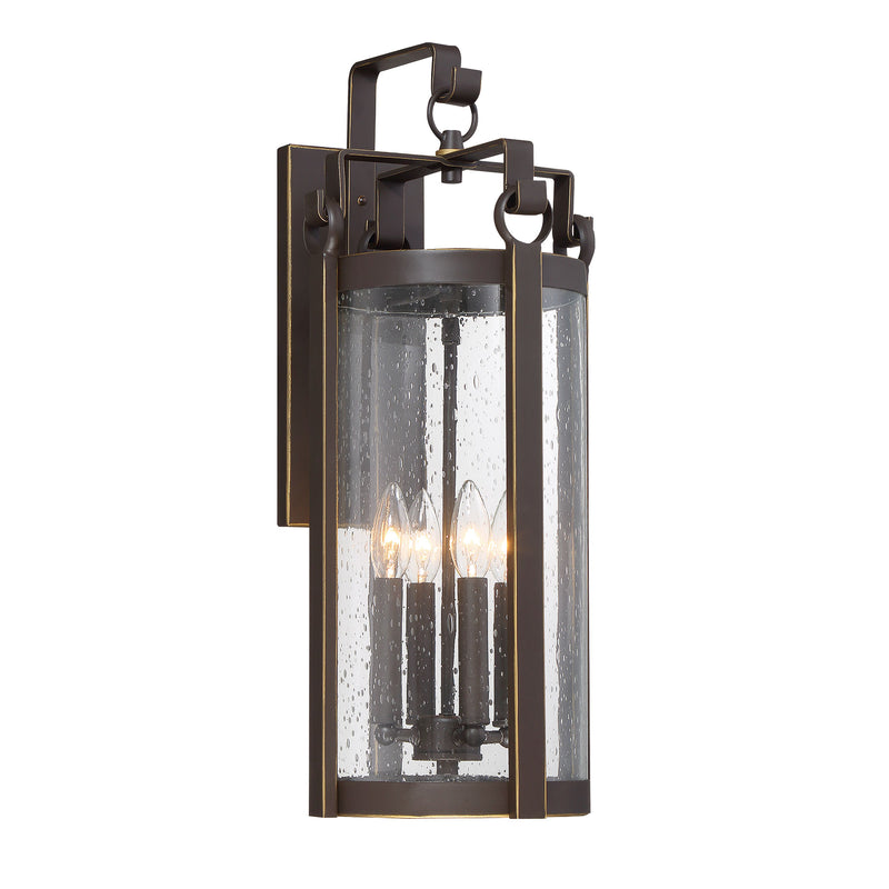 Minka Lavery Great Outdoors Somerset Lane 4 Light Outdoor Wall Mount-Dakota Bronze