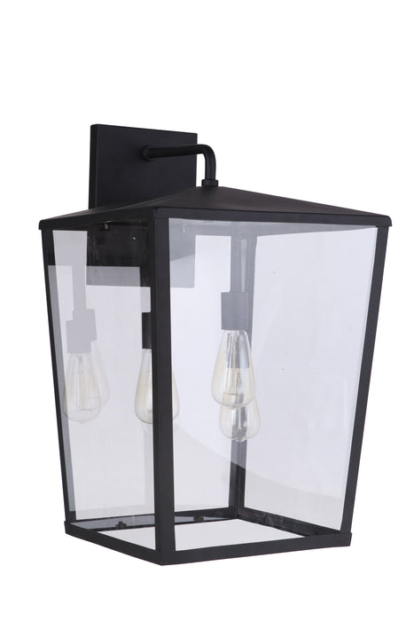 Craftmade ZA4644-MN Olsen 3 Light Extra Large Outdoor Wall Lantern -Midnight