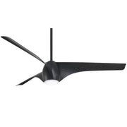 Minka Aire F839L-MBM Airewave 65" Matte Black Maple LED Ceiling Fan with Remote - ALCOVE LIGHTING