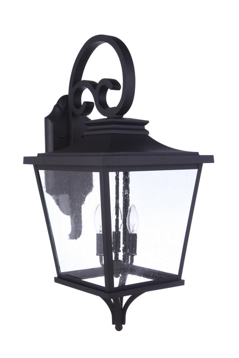 Craftmade ZA2934-TB Tillman 3 Light Extra Large Outdoor Wall Lantern -Textured Black