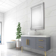 Miralo Mirror | Modern Rectangle Frameless Bathroom Vanity Mirror Mounted Vertical or Horizontal (24 in. W x 36 in. H x 1 in. D)