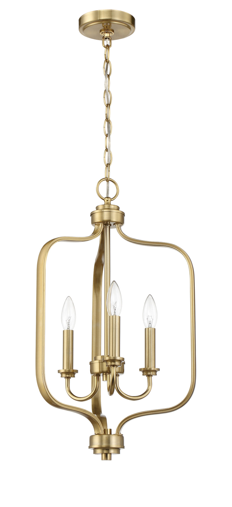 Craftmade 50533-SB Bolden 3 Light Foyer -Satin Brass
