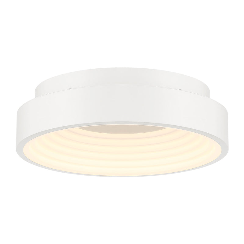 George Kovacs P5551-44B-L Conc 15" LED Flush Mount -Matte White