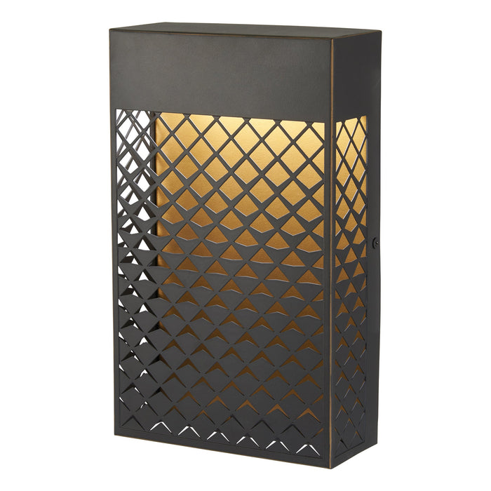 Minka Lavery 9851-30-L Guild LED Matte Gold Outdoor Wall Light