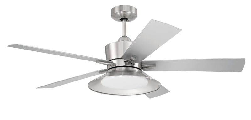 Craftmade TOP52BNK5 Topper LED Ceiling Fan -Brushed Polished Nickel