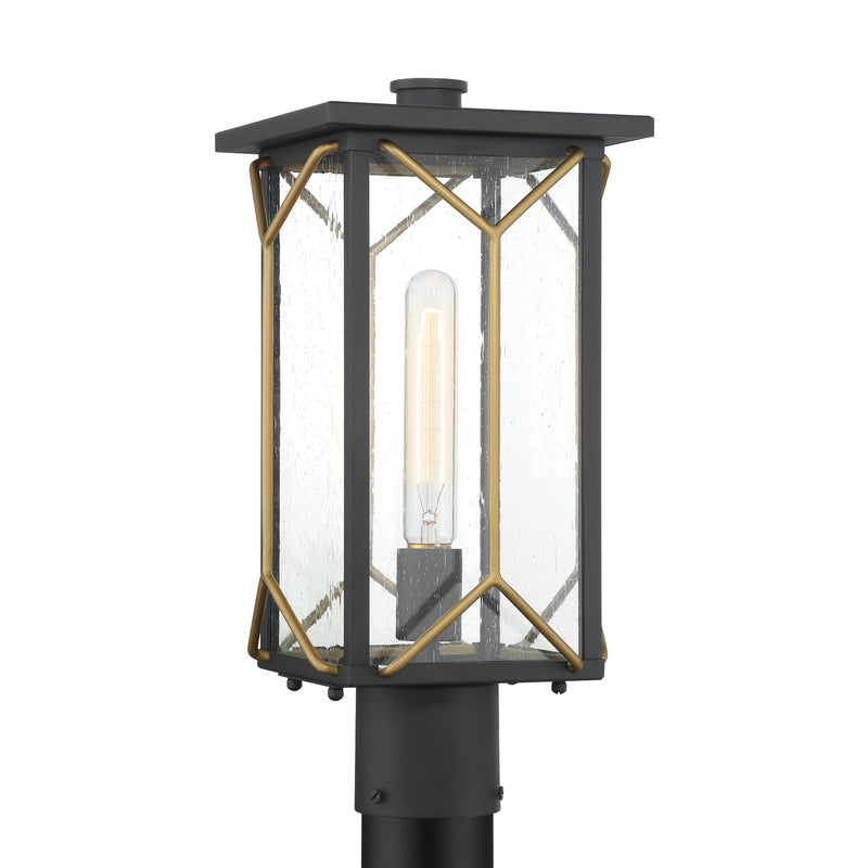 Minka Lavery Great Outdoors Hillside Manor 1 Light Outdoor Post Mount-Sand Coal - ALCOVE LIGHTING