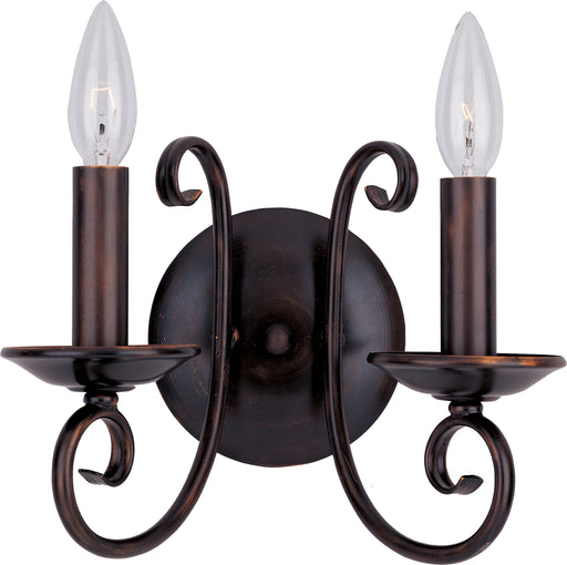 Maxim 70002OI Loft 2 Light Wall Sconce | Oil Rubbed Bronze