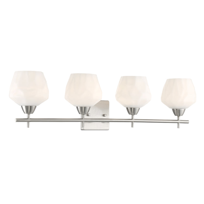 Minka Lavery Camrin 4 Light Bathroom Vanity Light-Brushed Nickel