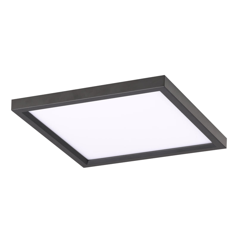 Minka Lavery 15" Square LED Flush Mount-Coal