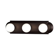 Maxim 7123OI Essentials 3 Light Racetrack Bath Vanity Light | Oil Rubbed Bronze
