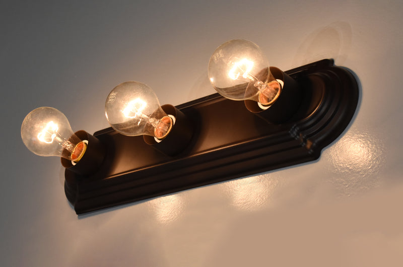 Maxim 7123OI Essentials 3 Light Racetrack Bath Vanity Light | Oil Rubbed Bronze