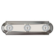 Maxim 7123PC Essentials 3 Light Racetrack Bath Vanity Light | Polished Chrome