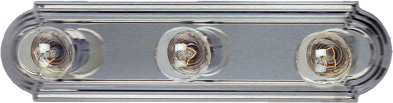 Maxim 7123SN Essentials 3 Light Racetrack Bath Vanity Light | Satin Nickel
