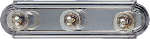Maxim 7123SN Essentials 3 Light Racetrack Bath Vanity Light | Satin Nickel