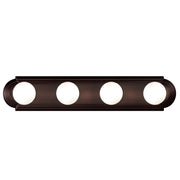 Maxim 7124OI Essentials 4 Light Racetrack Bath Vanity Light | Oil Rubbed Bronze