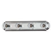 Maxim 7124PC Essentials 4 Light Racetrack Bath Vanity Light | Polished Chrome