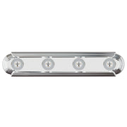 Maxim 7124PC Essentials 4 Light Racetrack Bath Vanity Light | Polished Chrome