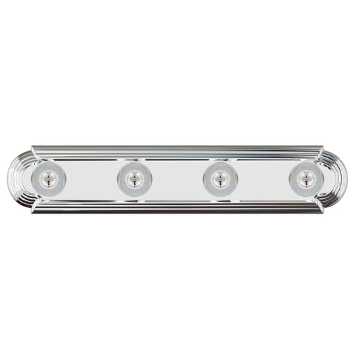 Maxim 7124PC Essentials 4 Light Racetrack Bath Vanity Light | Polished Chrome