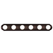 Maxim 7126OI Essentials 6 Light Racetrack Bath Vanity Light | Oil Rubbed Bronze