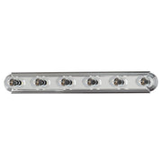 Maxim 7126PC Essentials 6 Light Racetrack Bath Vanity Light | Polished Chrome
