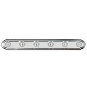 Maxim 7126PC Essentials 6 Light Racetrack Bath Vanity Light | Polished Chrome