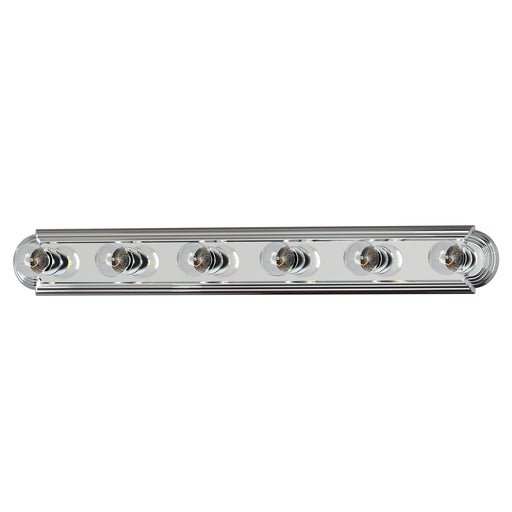 Maxim 7126PC Essentials 6 Light Racetrack Bath Vanity Light | Polished Chrome