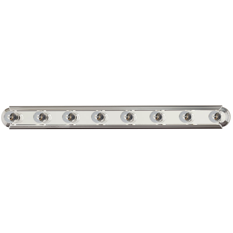 Maxim 7128PC Essentials 8 Light Racetrack Bath Vanity Light | Polished Chrome