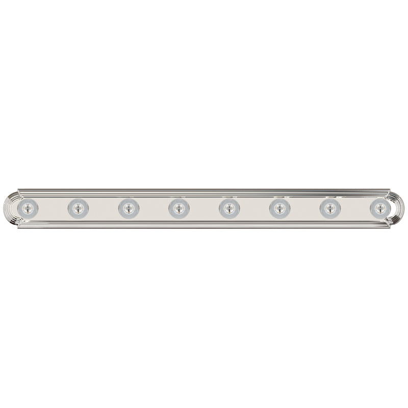 Maxim 7128PC Essentials 8 Light Racetrack Bath Vanity Light | Polished Chrome