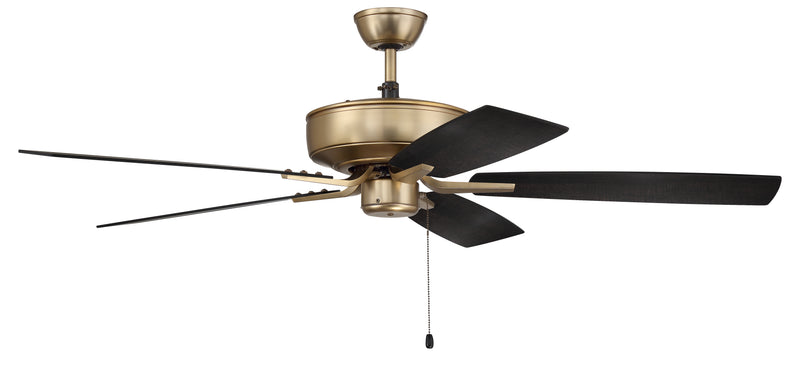 Craftmade P52SB5-52BWNFB Pro Plus 52 Ceiling Fan -Satin Brass
