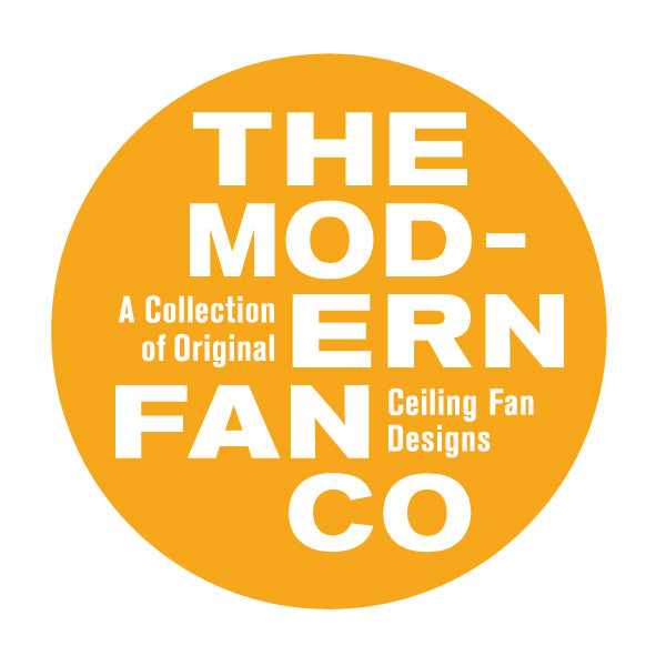Modern Fan Company IC/Brisa DC LED 56" Satin Brass Ceiling Fan with Matte Black Blades and Remote Control