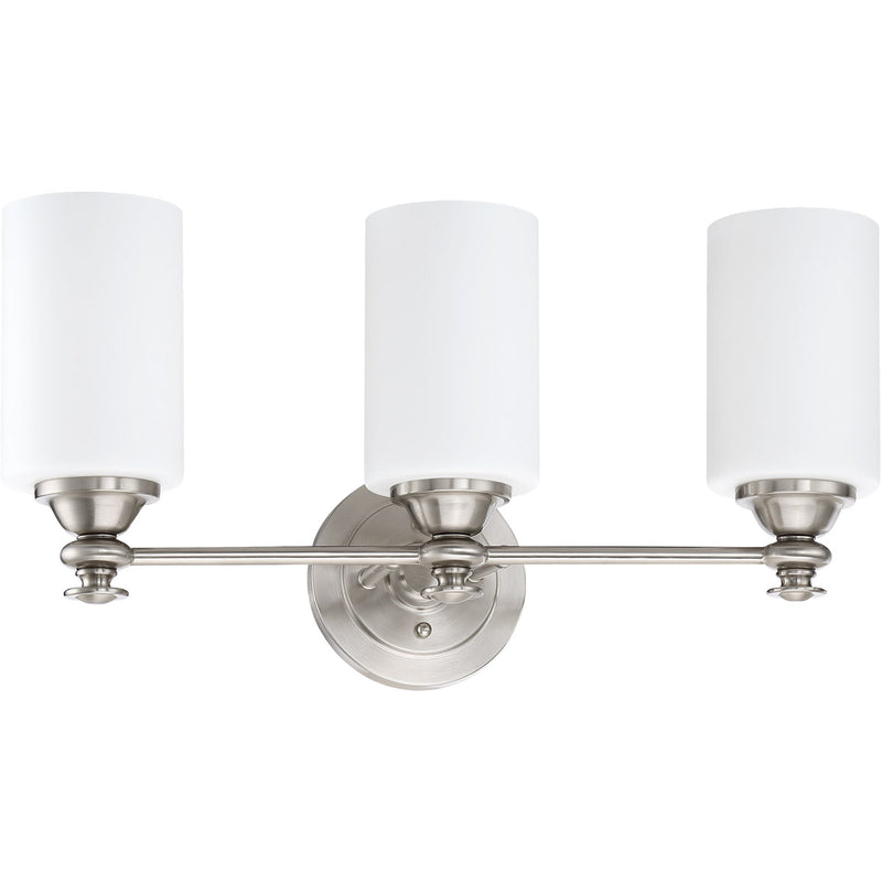 Craftmade 49803-BNK Dardyn 3 Light Bathroom Vanity Light -Brushed Polished Nickel