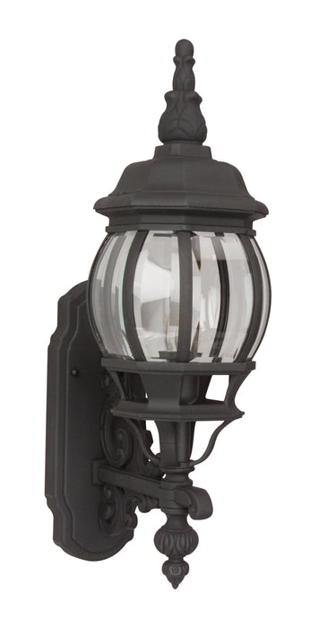 Craftmade Z320-TB French Style 1 Light Small Outdoor Wall Lantern -Textured Black
