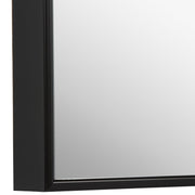Moden Black Mirror | Modern Rectangle Frame Bathroom Vanity Mirror Mounted Vertical or Horizontal (21 in. W x 31 in. H x 1 in. D)