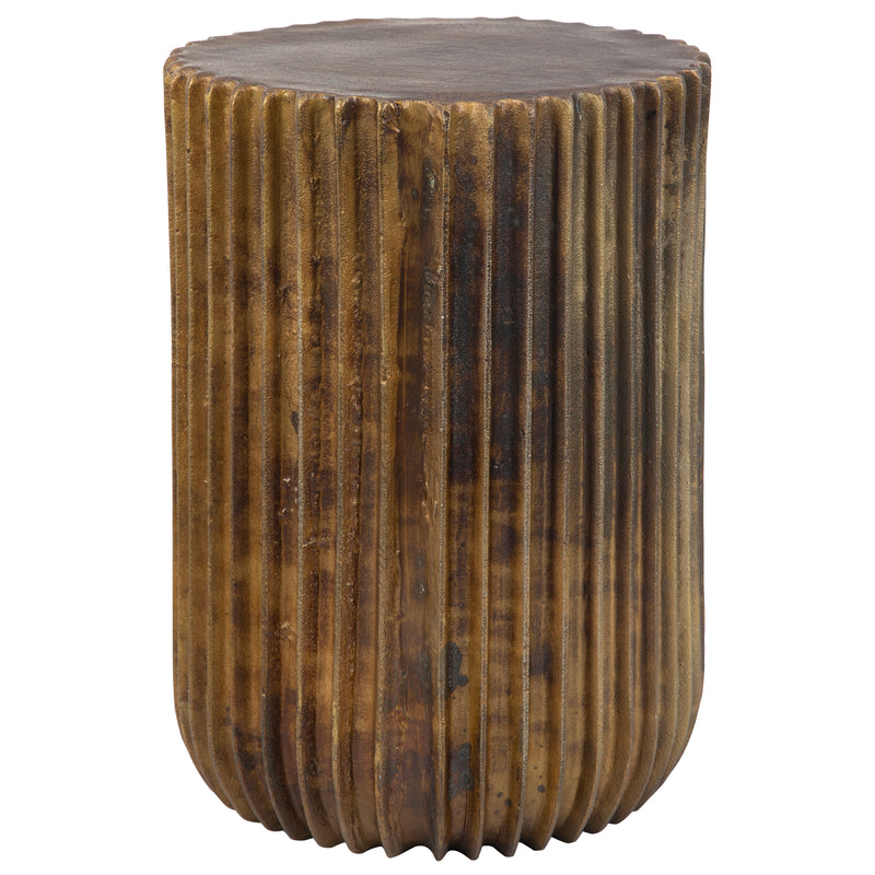Uttermost Peaks And Valleys Gold Accent Table - ALCOVE LIGHTING