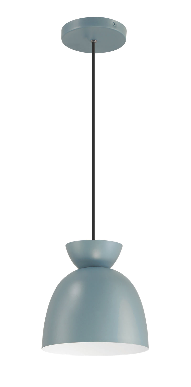 Craftmade 59191-DB Ventura Dome 1 Light Mini Pendant -Dusty Blue