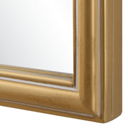 Orlina Antique Gold Mirror | Classic Arch Iron Frame Mirror (22 in. W x 59 in. H x 2 in. D)