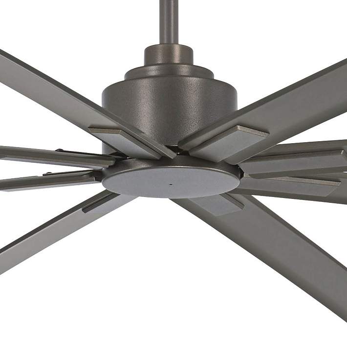 Minka Aire Xtreme H2O F896-65-SI 65-Inch Indoor/Outdoor Wet Modern Ceiling Fan in Smoked Iron with Remote and Wall Control