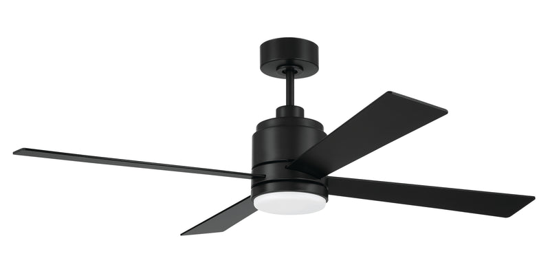 Craftmade MCY52FB4 McCoy 52 4 Blade LED Ceiling Fan -Flat Black