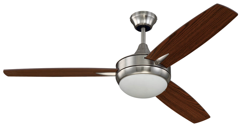 Craftmade TG52BNK3 Targas 52 LED Ceiling Fan -Brushed Polished Nickel