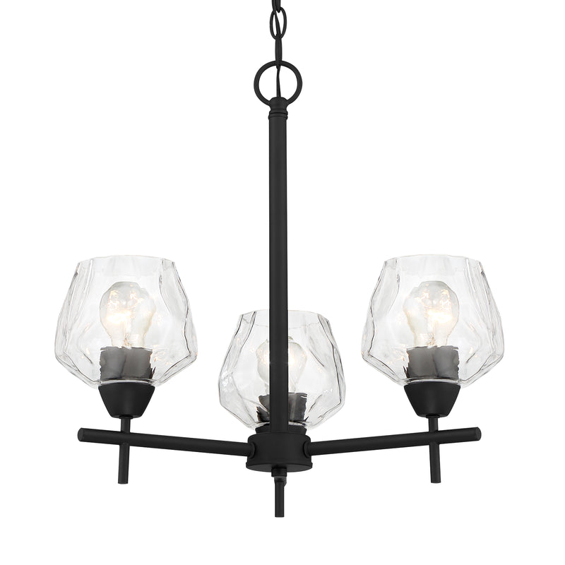 Minka Lavery Camrin 3 Light Chandelier-Coal