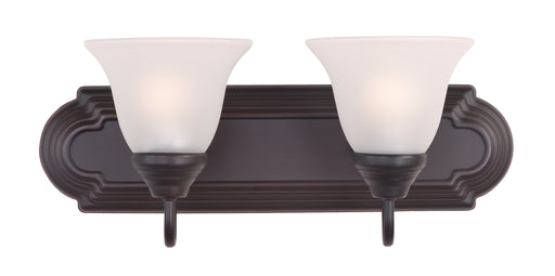 Maxim 8012FTOI Essentials 2 Light Bath Vanity | Oil Rubbed Bronze