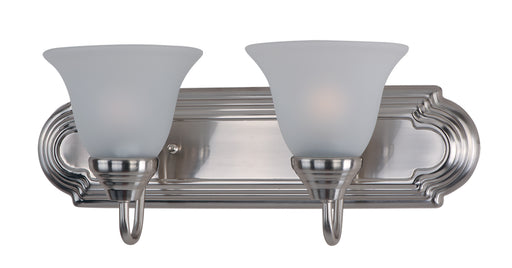 Maxim 8012FTSN Essentials 2 Light Bath Vanity | Satin Nickel